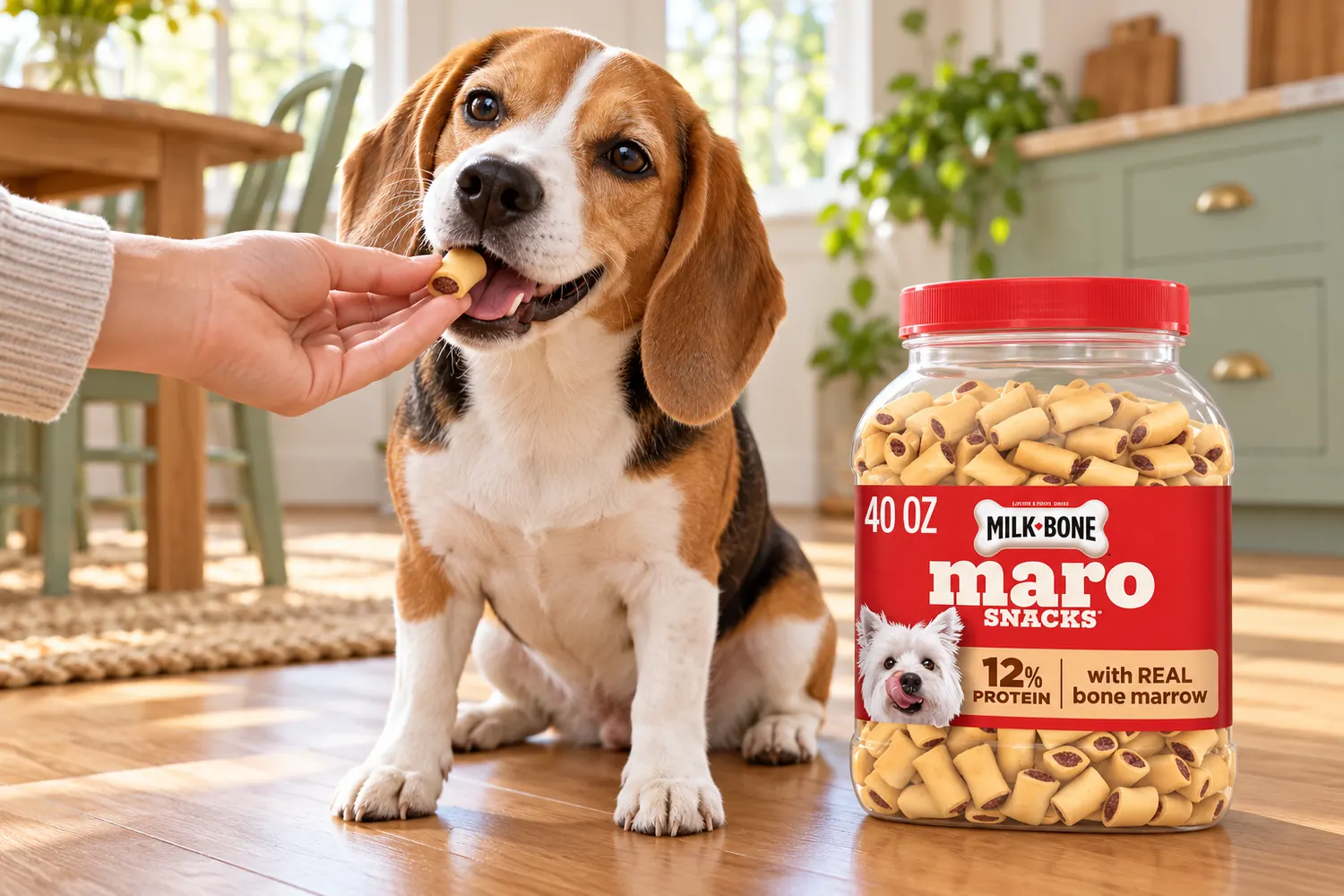Milk-Bone MaroSnacks Small Dog Treats with Real Bone Marrow, 40 Oz.