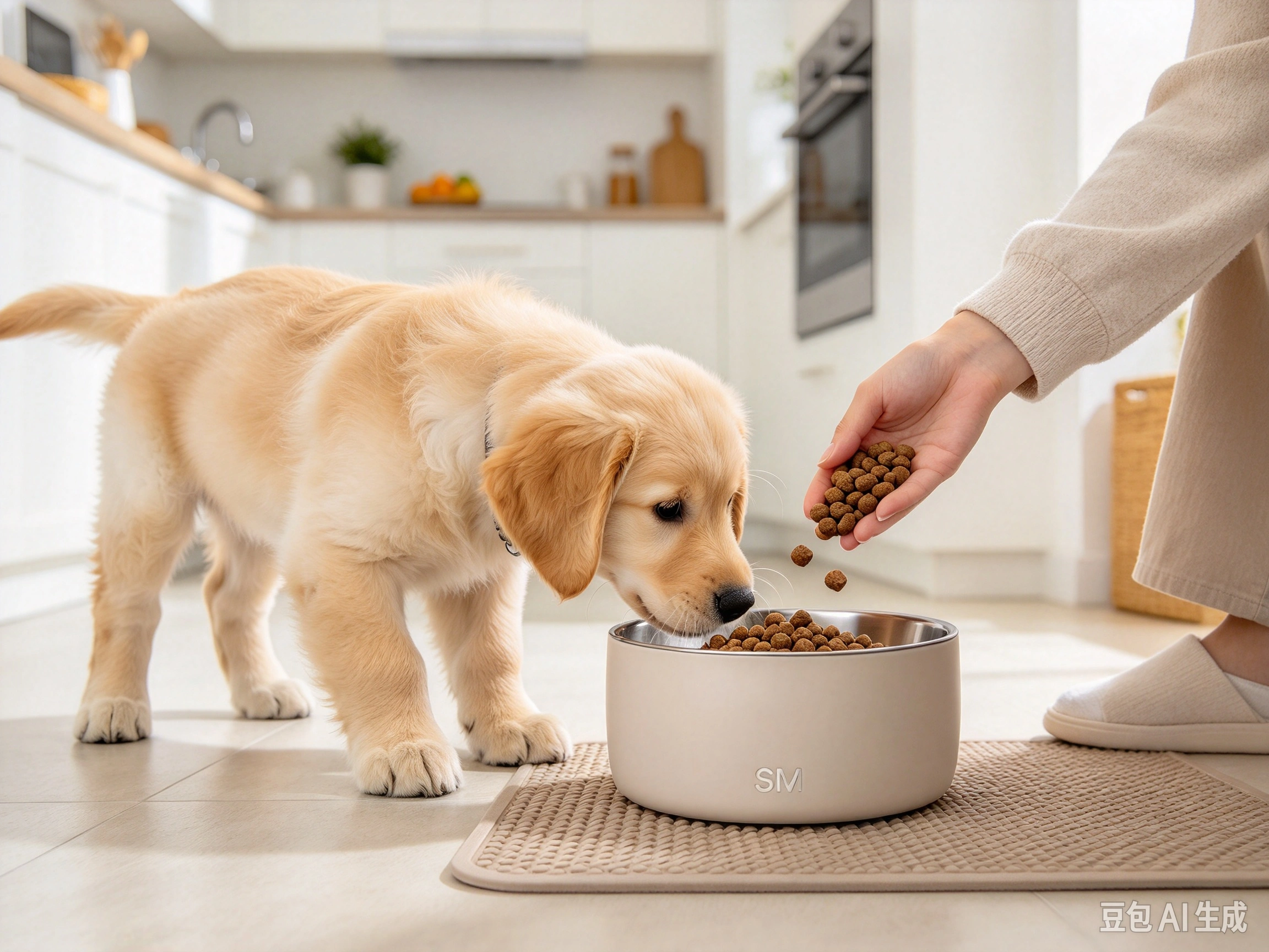Simple Modern Large 8-Cup Pet Bowl shown in pet use scene 1